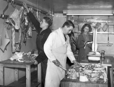 Inside Sutton's Butchers