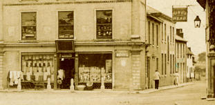 Shop on south side of Market Place before fire of 1906 (detail)