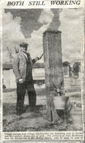 Arthur Reeve by the Market Place pump