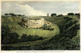 Buckenham Castle from Cotman’s Excursions through Norfolk