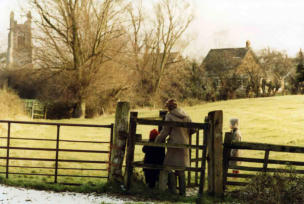 Kissing gate outside Buckenham Castle