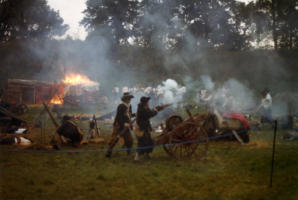 Civil War Society reinactment at Buckenham Castle